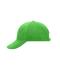 Unisexe Casquette 6 panneaux coton brossé lourd Vert-citron 7700