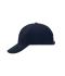 Unisex 6 Panel Raver Cap Laminated Navy 7701