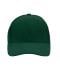 Unisex 6 Panel Raver Cap Laminated Dark-green 7701