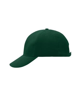 Unisex 6 Panel Raver Cap Laminated Dark-green 7701