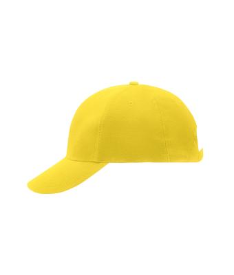 Unisex 6 Panel Raver Cap Laminated Sun-yellow 7701