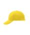 Unisex 6 Panel Raver Cap Laminated Sun-yellow 7701
