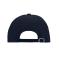 Unisexe Casquette 6 panneaux coton brossé lourd Marine 7701