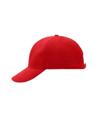 Unisex Panel Raver Cap Laminated Signaal-rood 7701