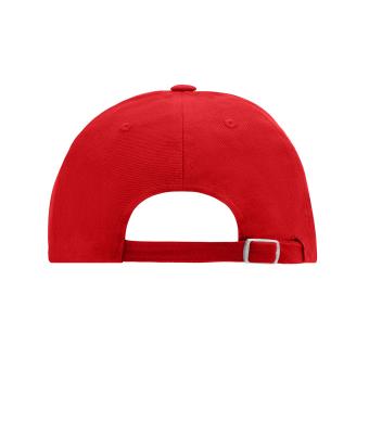 Unisex Panel Raver Cap Laminated Signaal-rood 7701