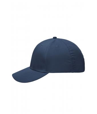 Unisex 6 Panel Polyester Peach Cap Navy 7704