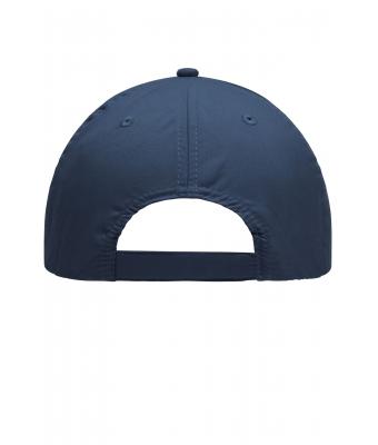 Unisex 6 Panel Polyester Peach Cap Navy 7704