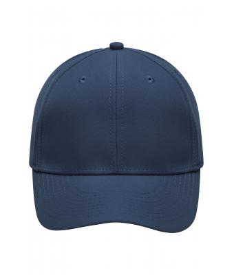 Unisex 6 Panel Polyester Peach Cap Navy 7704