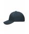 Unisex 6 Panel Polyester Peach Cap Iron-grey 7704