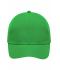 Unisex 6 Panel Polyester Peach Cap Green 7704