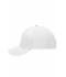Unisexe Casquette 6 panneaux en microfibre Blanc 7704