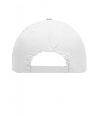Unisexe Casquette 6 panneaux en microfibre Blanc 7704