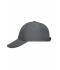 Unisex 6 Panel Pack-a-Cap Donkergrijs 7707
