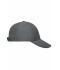 Unisex 6 Panel Pack-a-Cap Donkergrijs 7707