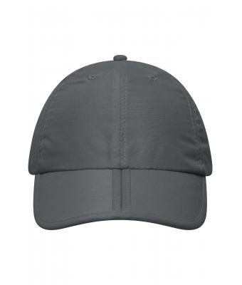 Unisex 6 Panel Pack-a-Cap Donkergrijs 7707