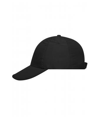 Unisex 6 Panel Pack-a-Cap Black 7707