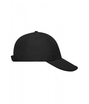 Unisex 6 Panel Pack-a-Cap Black 7707