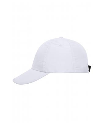 Unisex 6 Panel Pack-a-Cap White 7707