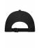 Unisex 6 Panel Pack-a-Cap Zwart 7707