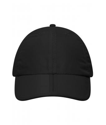 Unisex 6 Panel Pack-a-Cap Zwart 7707