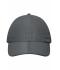 Unisexe Casquette 6 panneaux pliable en microfibre Gris-foncé 7707