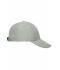 Unisexe Casquette 6 panneaux pliable en microfibre Gris-clair 7707