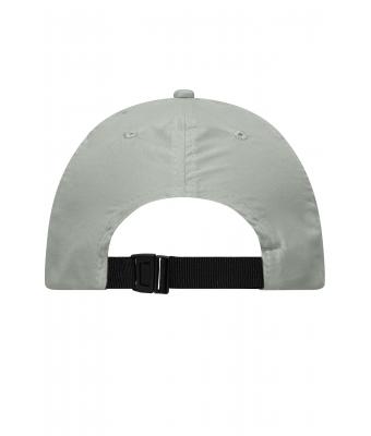 Unisexe Casquette 6 panneaux pliable en microfibre Gris-clair 7707