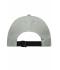Unisexe Casquette 6 panneaux pliable en microfibre Gris-clair 7707