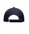 Unisex 6 Panel Micro-Edge Sports Cap Navy/wit 7708