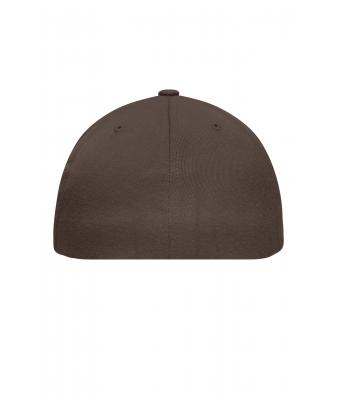 Unisex Flexfit® Flat Peak Cap Donkerbruin 7715