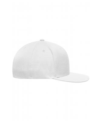Unisex Flexfit® Flat Peak Cap White 7715
