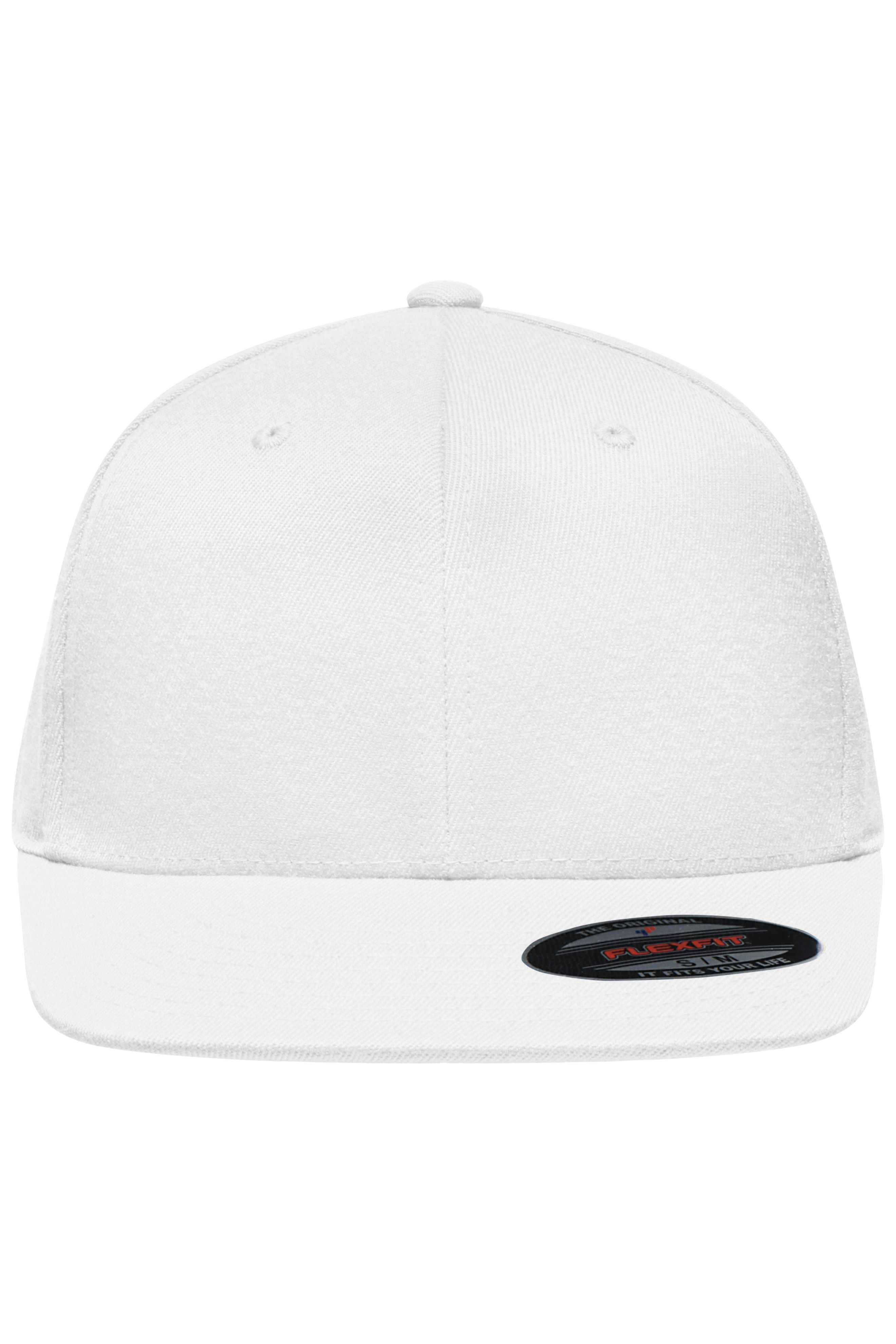 Unisex Flexfit® Flat Peak Cap WhiteDaiber