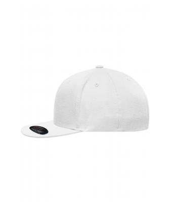 Unisex Flexfit® Flat Peak Cap White 7715