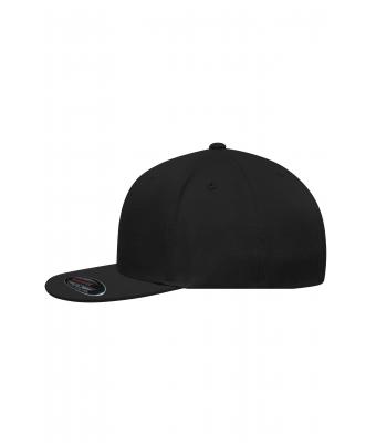 Unisex Flexfit® Flat Peak Cap Zwart 7715