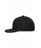 Unisex Flexfit® Flat Peak Cap Zwart 7715