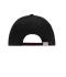 Unisex 6 Panel Double Sandwich Cap Black/red/gold-yellow 7724