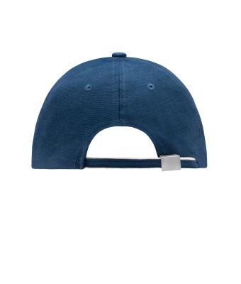 Unisex 6 Panel Double Sandwich Cap Royal/white/red 7724
