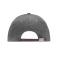 Unisex 6 Panel Double Sandwich Cap Dark-grey/red/white 7724
