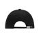 Unisexe Casquette 6 panneaux sandwich coton brossé lourd Noir/blanc/gris foncé 7724