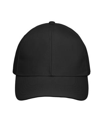 Unisex 6 Panel Function Cap Black 8484