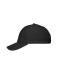 Unisex 6 Panel Function Cap Zwart 8484