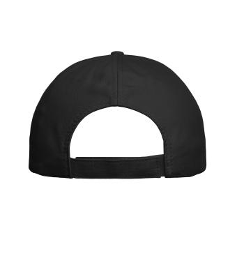 Unisex 6 Panel Function Cap Zwart 8484