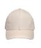 Unisexe Casquette technique 6 panneaux écru 8484