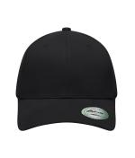 Unisex 6 Panel Elastic Fit Baseball Cap Black 8546