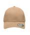 Unisex 6 Panel Elastic Fit Baseball Cap Beige 8546