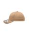Unisex 6 Panel Elastic Fit Baseball Cap Beige 8546