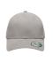 Unisex 6 Panel Elastic Fit Baseball Cap Lichtgrijs 8546