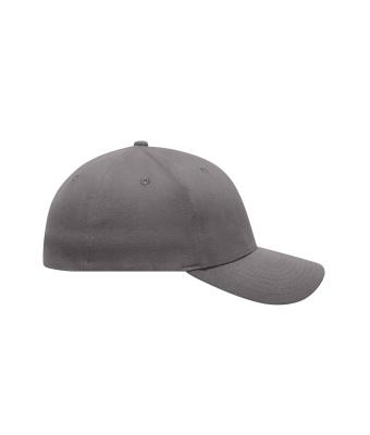 Unisex 6 Panel Elastic Fit Baseball Cap Dark-grey 8546