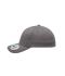 Unisex 6 Panel Elastic Fit Baseball Cap Dark-grey 8546