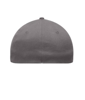 Unisex 6 Panel Elastic Fit Baseball Cap Dark-grey 8546